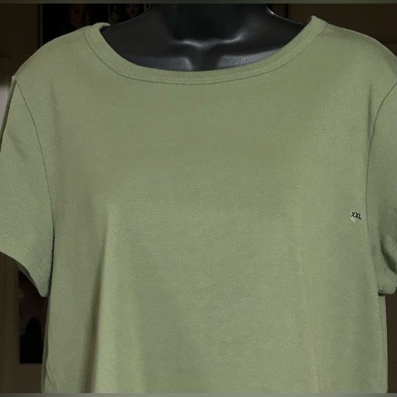 American Eagle Cropped Hey Baby Tee - Picture 2 of 5